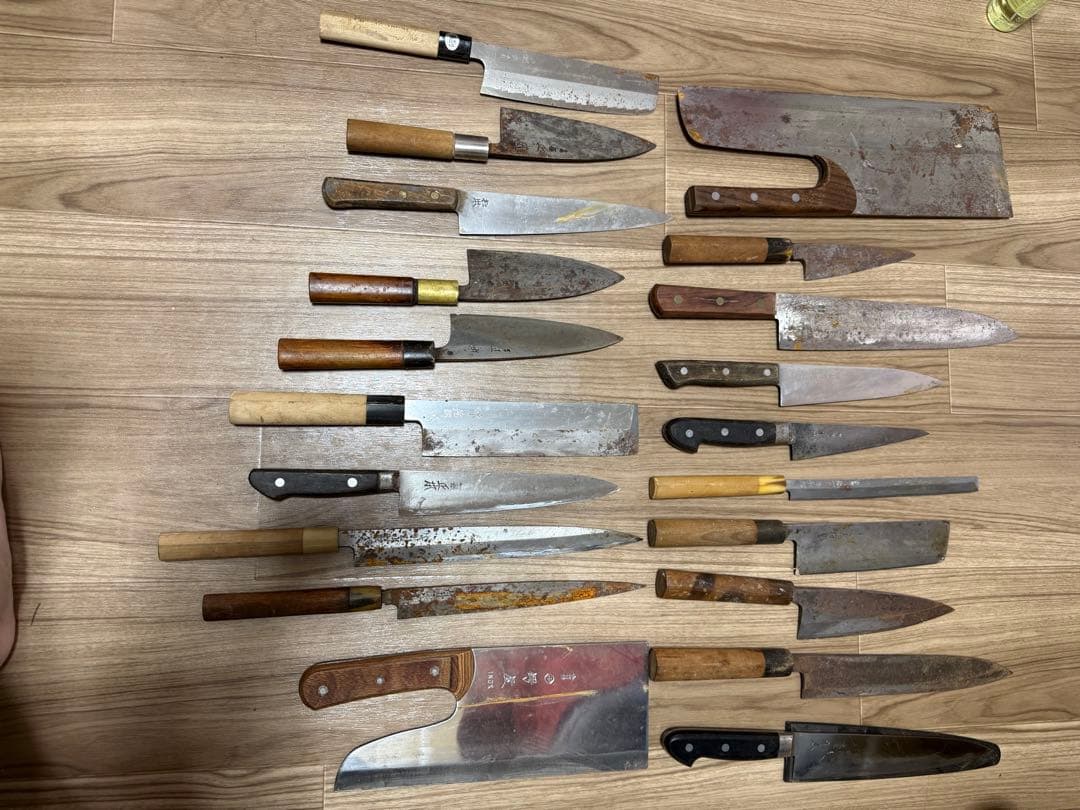 ジャンク品セット　20本　包丁　有次　杉本　正本　鍔屋　など