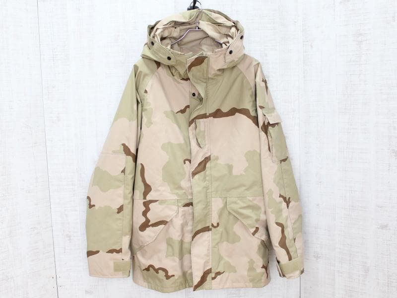 M/L【ECWCS ゴアテックス 3Cデザートカモ パーカー】ミディアムロング