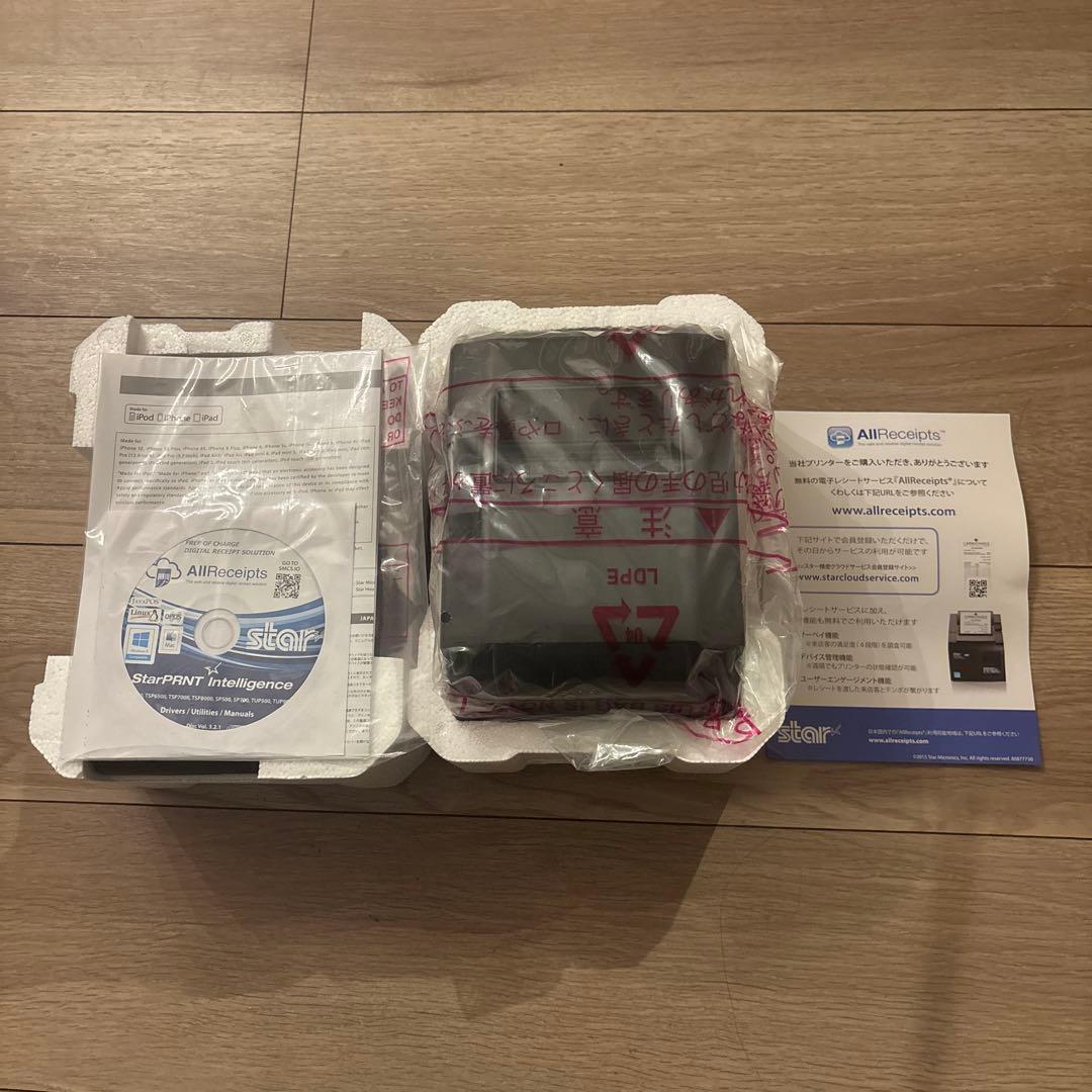 AirReceipt レシートプリンター 黒　tsp650 未使用 Amazon.co.jp: 【スター精密】サーマルレシートプリンタTSP650II