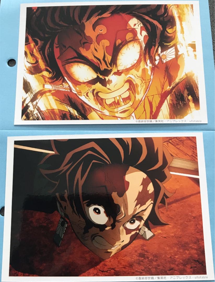 ufotable cafe 鬼滅の刃遊郭編第10話場面写ブロマイドくじ炭治郎2枚