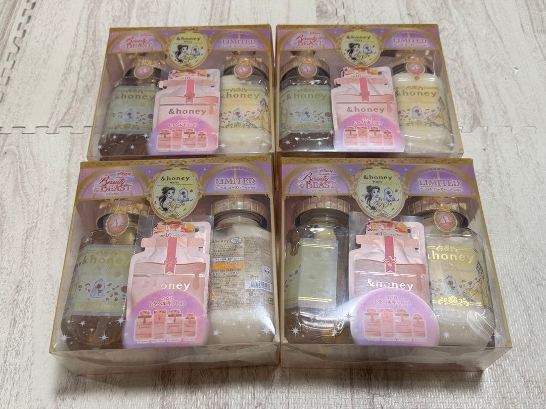【新品未開封】&honey 美女と野獣 コラボ シャンプーセット 4セット
