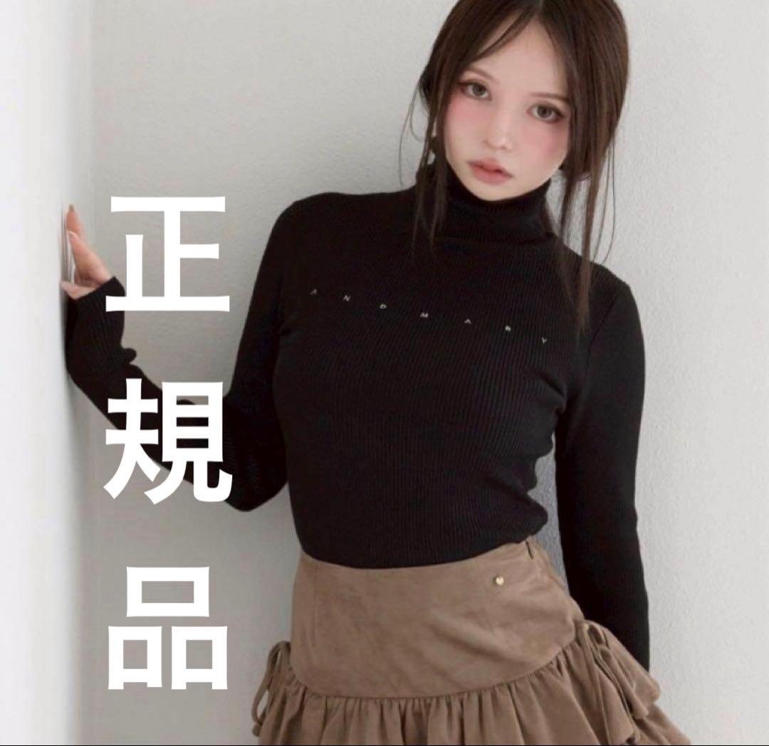 トップス ANDMARY Mary turtle knit tops