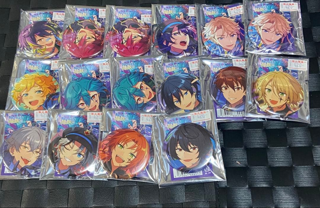 あんスタ コレクション缶バッジ 2025 Oct. 忍 茨 颯馬 嵐 宙 ライカ