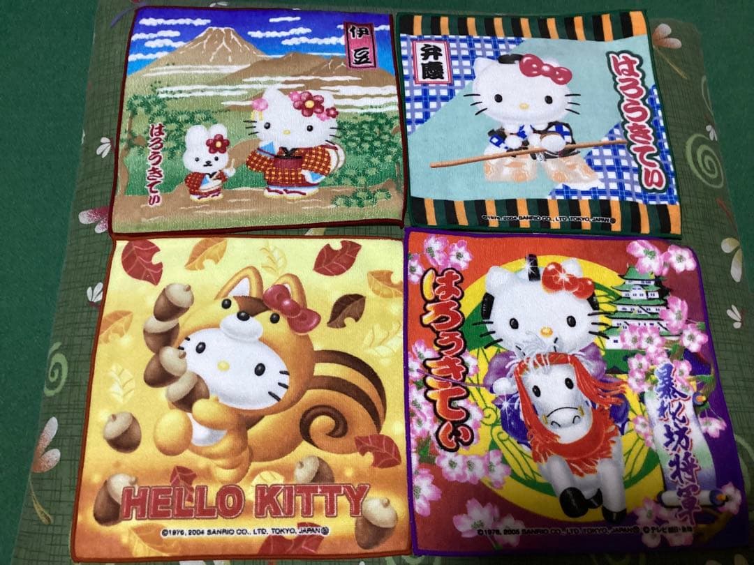ハローキティ　ご当地タオルハンカチ