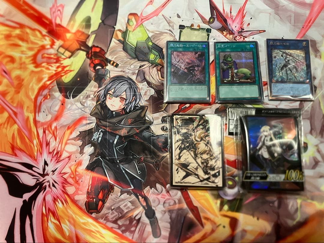 遊戯王　閃刀姫　デッキパーツ・プレマ・スリーブセット　シークレットレア多数