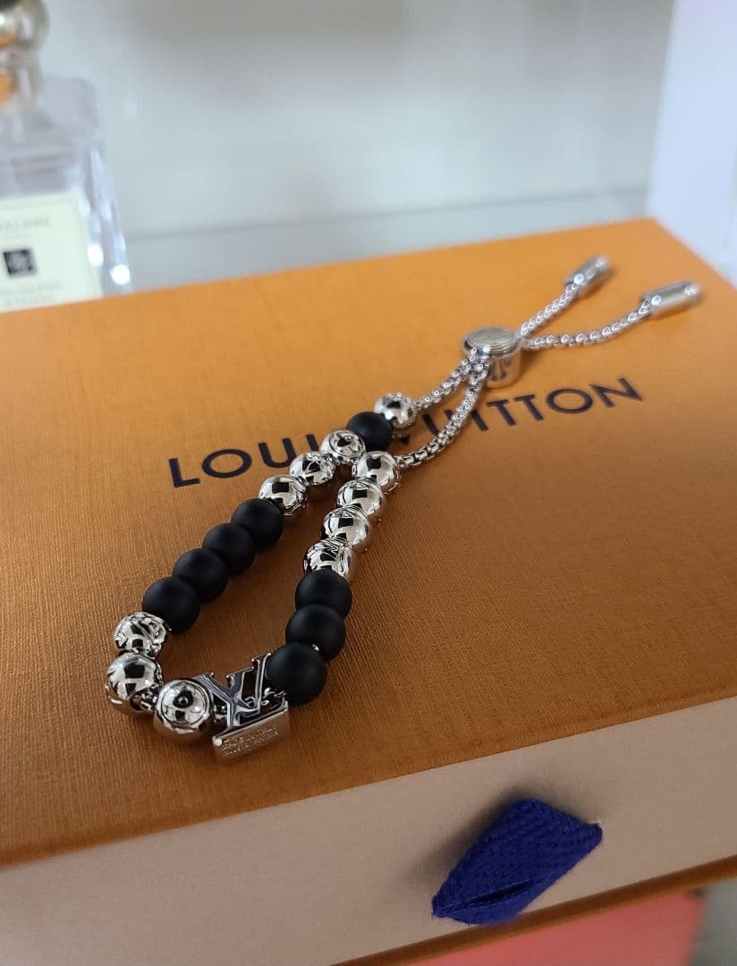 LOUIS VUITTON モノグラムビーズブレスレット最安値早い者勝ち
