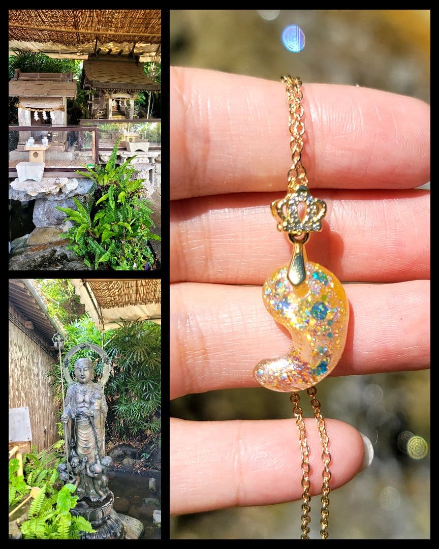 聖地エネルギー運命の流れを幸せと繁栄オルゴネックレス