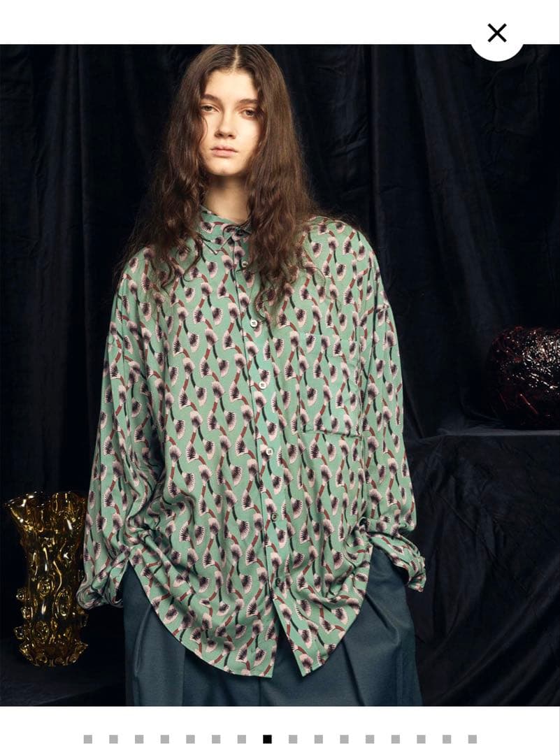 メゾンスペシャル　柄シャツ　2