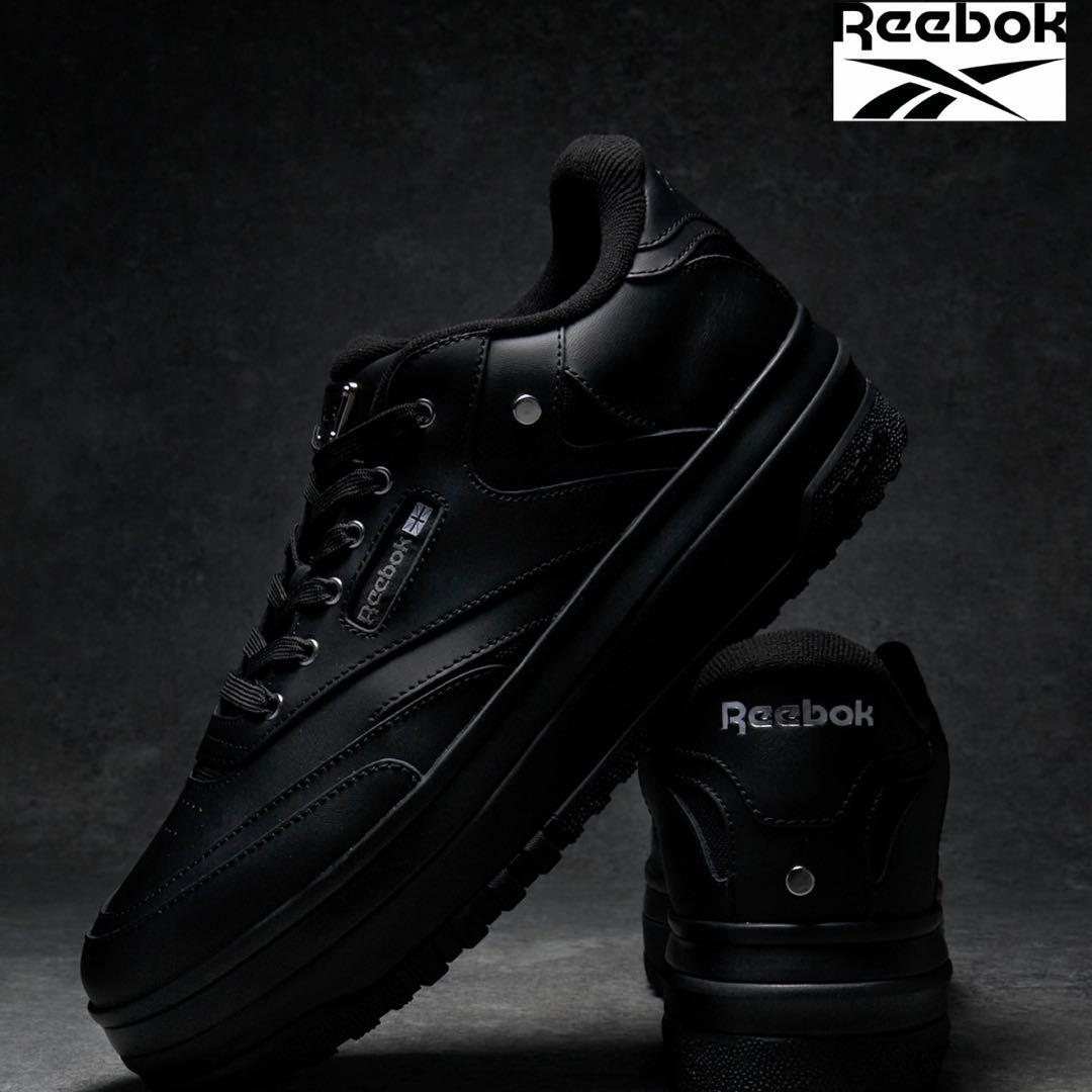 ほぼ新品【Reebok×ADRER】CLUB C EXTRA 26cm 厚底　黒