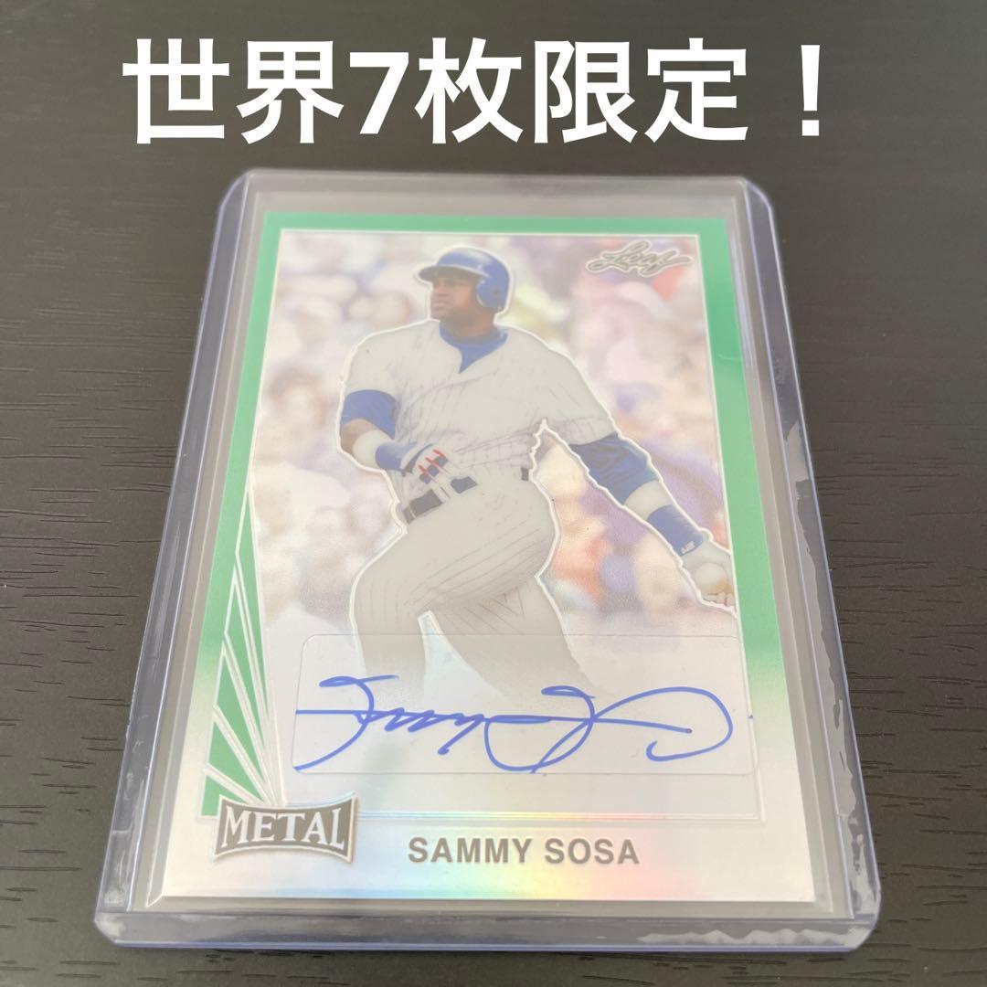 sammy sosa サミー ソーサ 直筆サインカード 世界7枚限定 - メルカリ