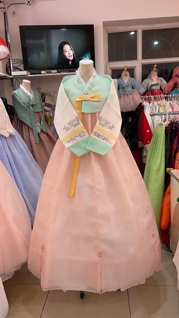 *m.f1014*新作チマチョゴリ韓国専門店新作刺繍入り