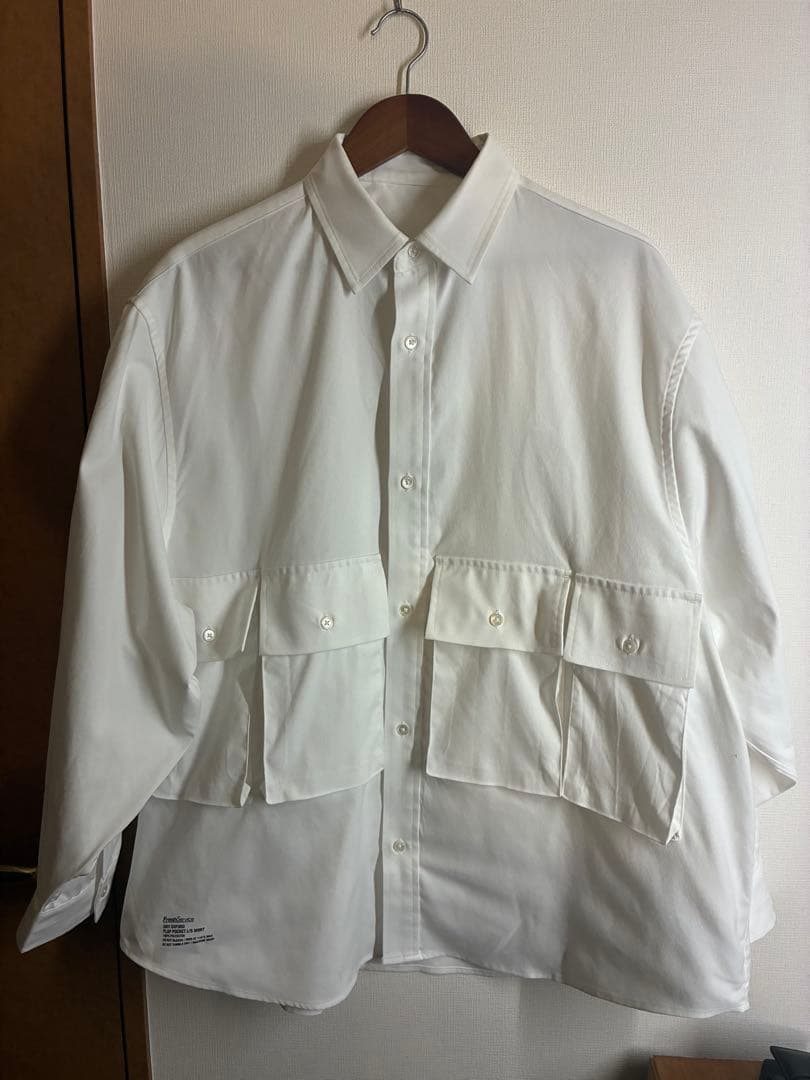 トップス FreshService DRY OXFORD FLAP POCKET L/S