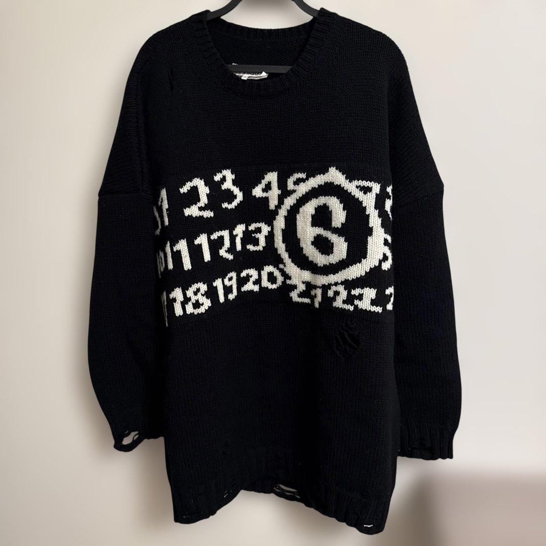 MM6 メゾンマルジェラ カレンダー オーバーサイズ ニットSサイズ