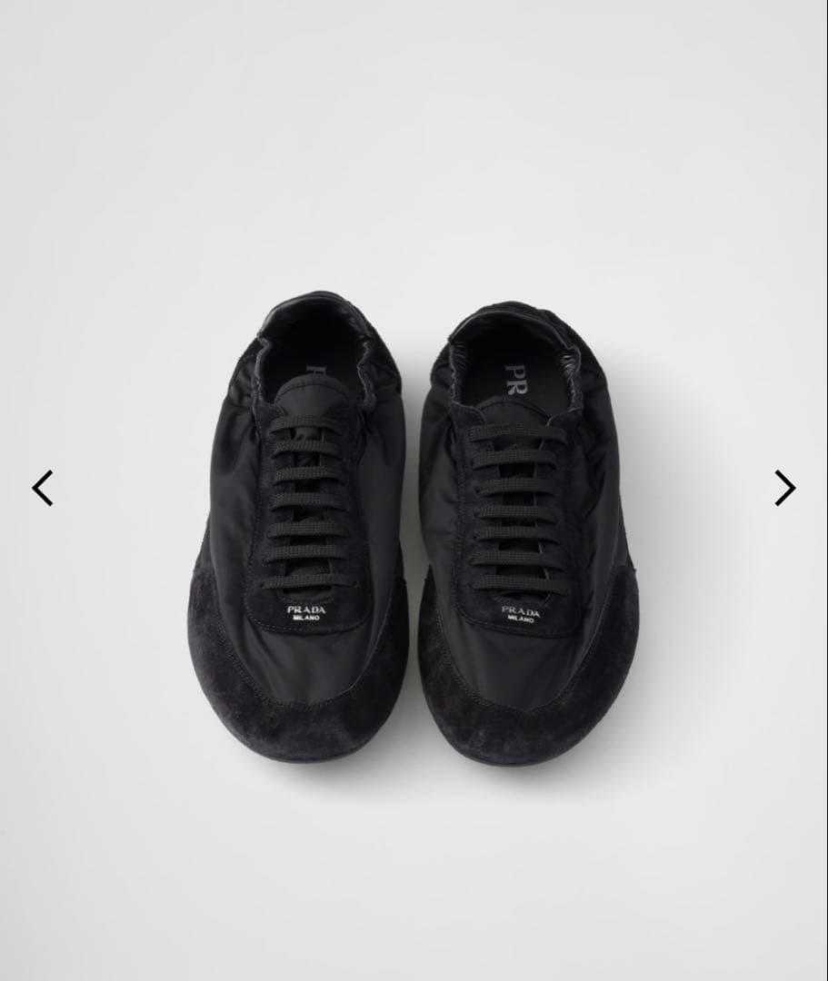 PRADA 25SSコラプス Re-Nylon エラスティックス スニーカー - メルカリ