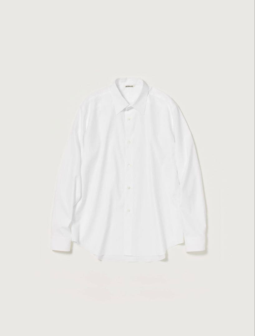 トップス AURALEE 26SS WASHED FINX TWILL SHIRTS