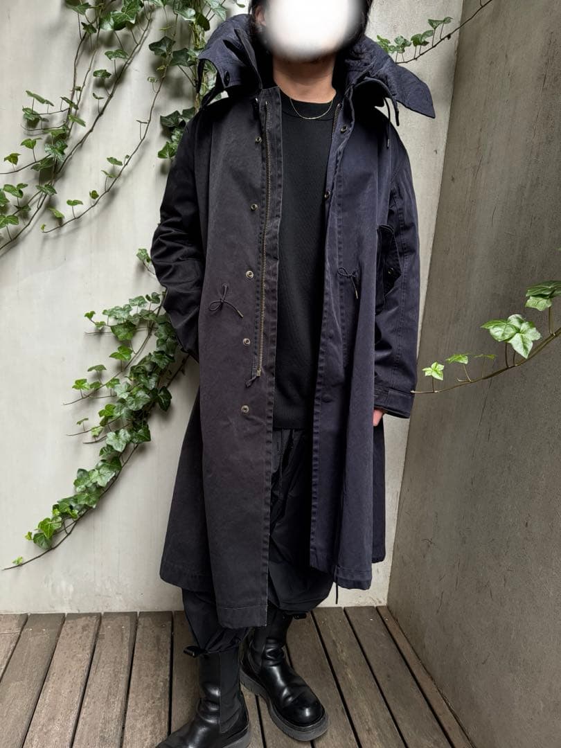 年末大幅値下>sacai x Ten C モッズステンカラードッキングコート