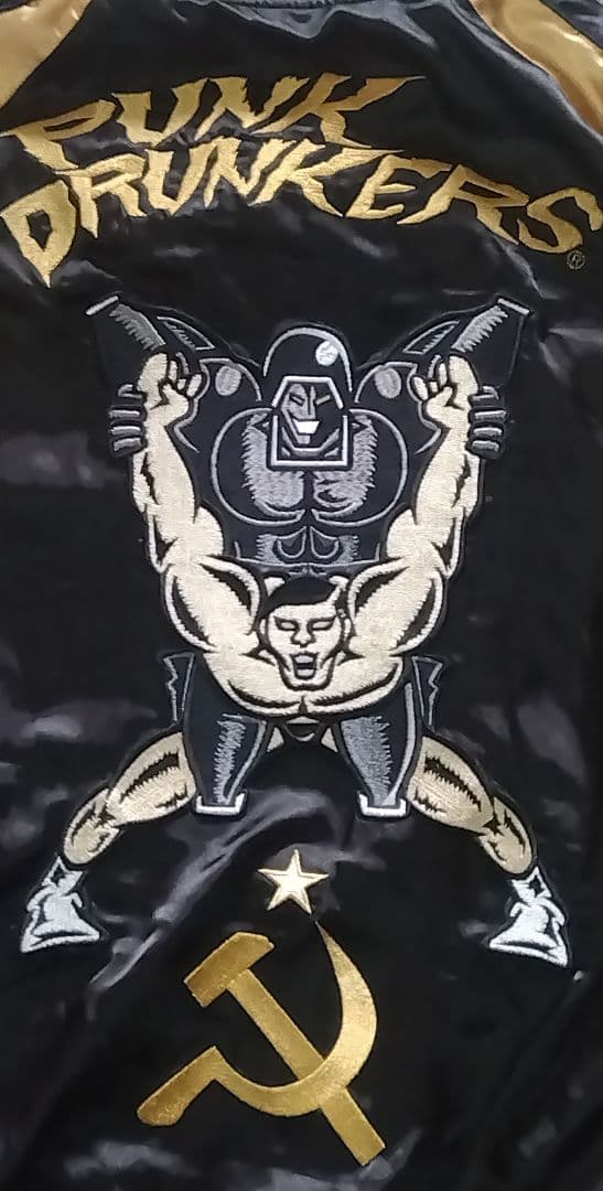 パンクドランカーズ×キン肉マン コラボリバーシブル スカジャン sizeL