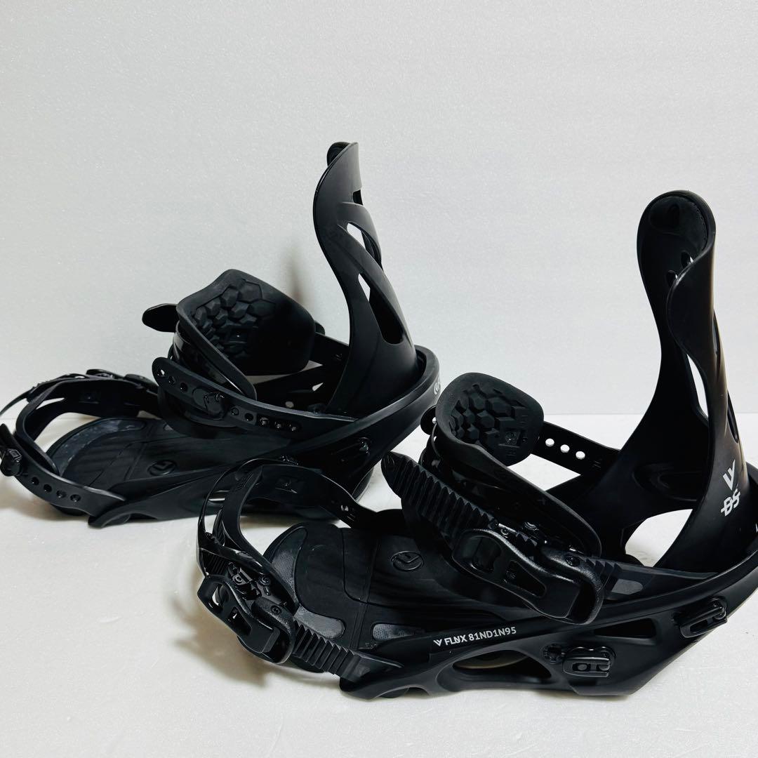mサイズ スノーボードバインディング黒色ブラックFLUXF8DSMB