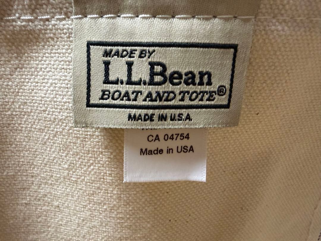 L.L.Bean BOAT AND TOTE LARGE 茶 シーズンカラー