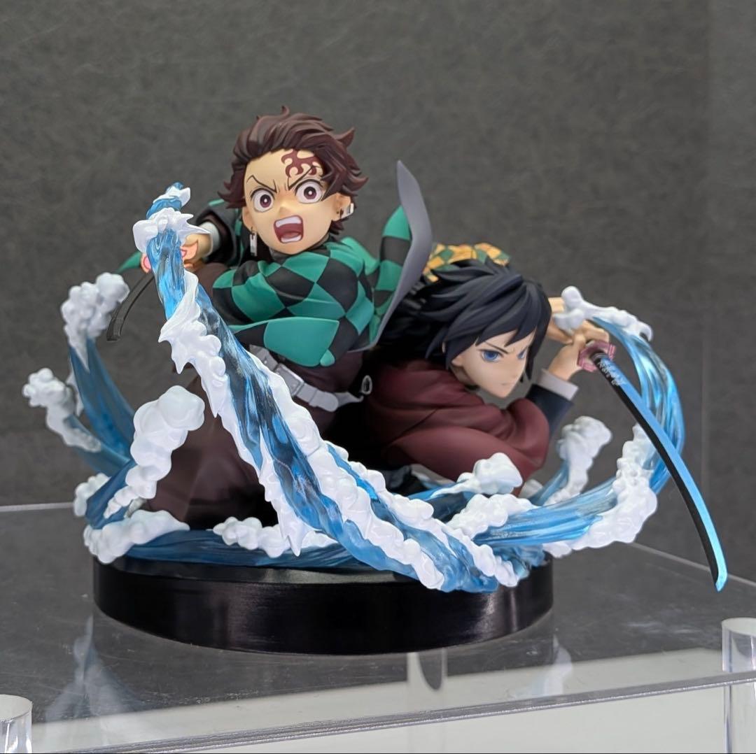 アニプレックスオンラインくじ A賞 竈門炭治郎 冨岡義勇 ノンスケール