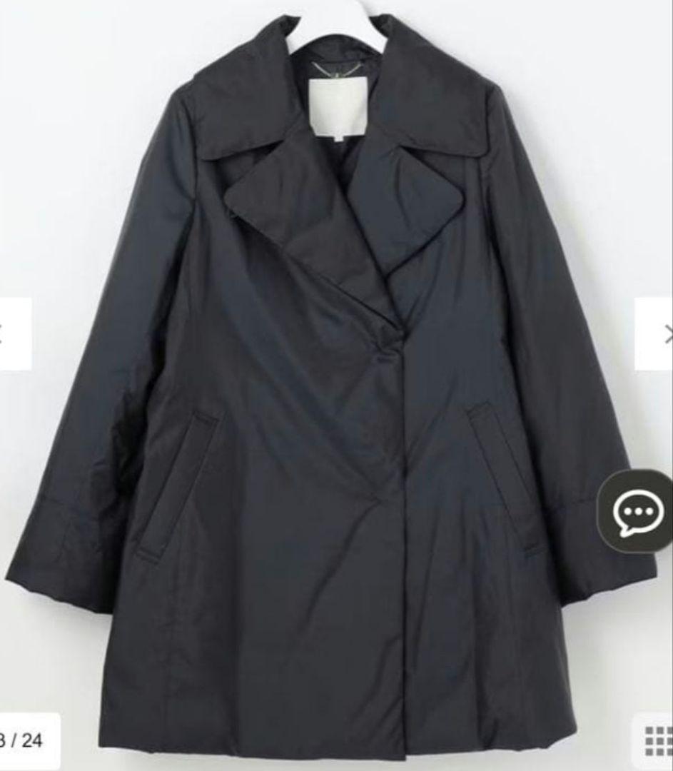 自由区【撥水加工・洗える】ステッチレスダウン コート 36(7号)