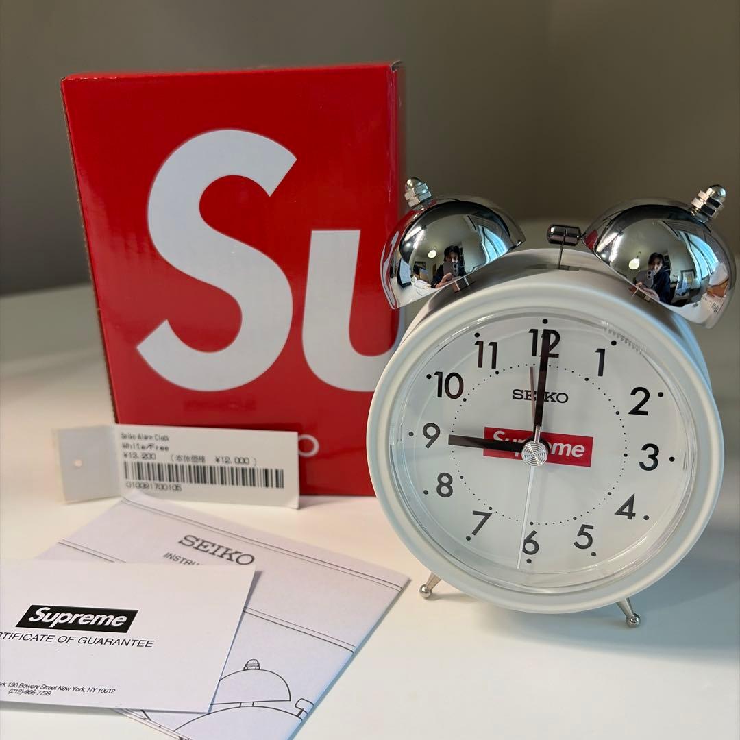 supreme Seiko Clock 目覚まし時計 小物 Boxlogo