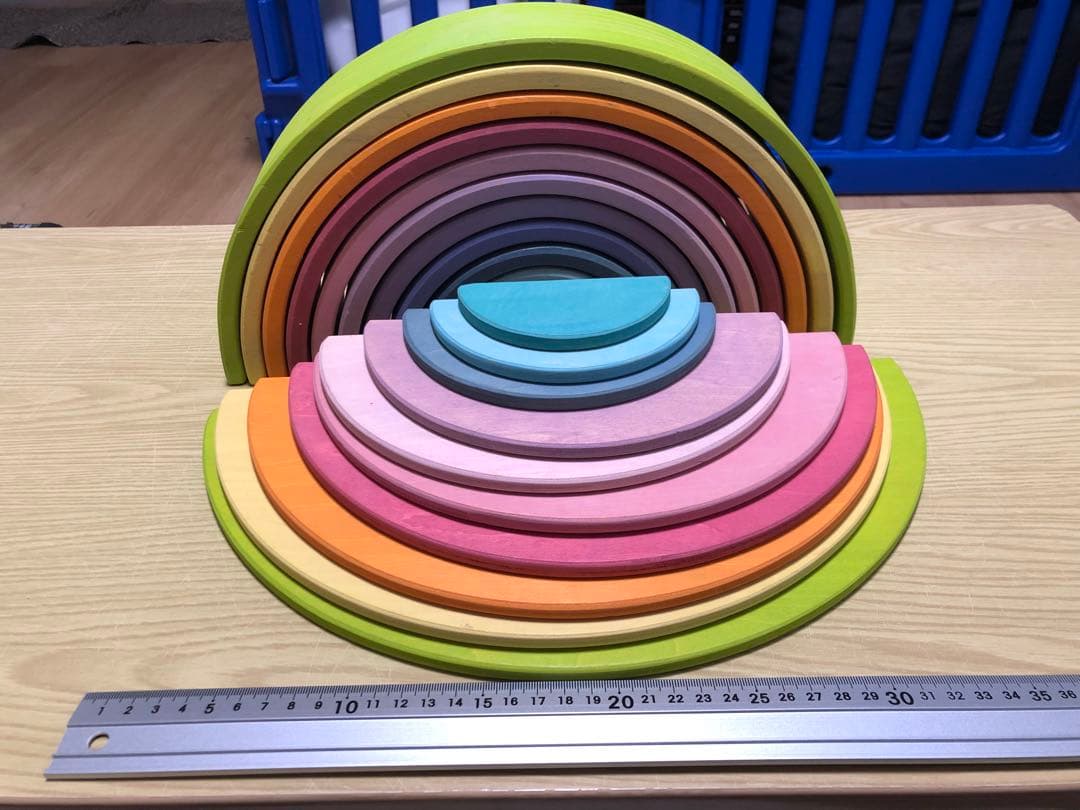 アーチレインボー パステル　半円盤セット