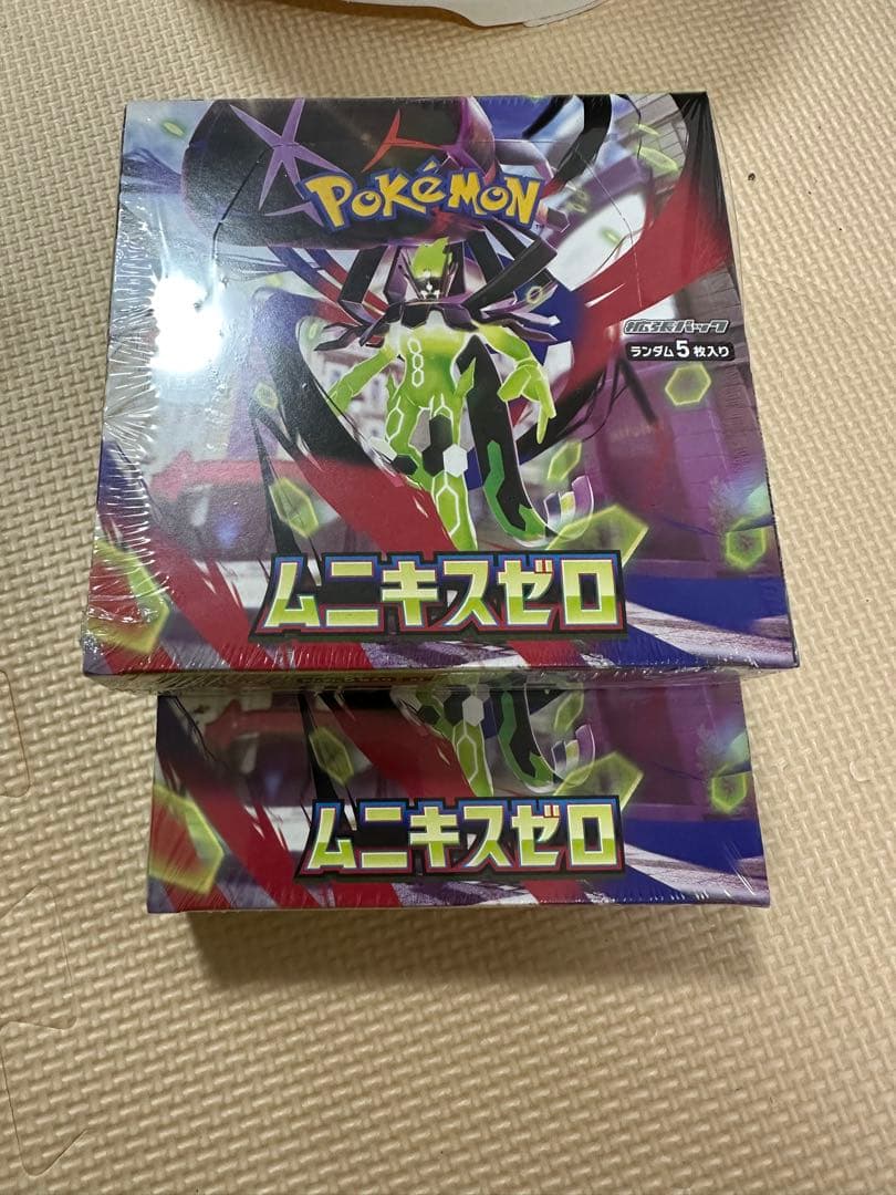 シュリンク付き ポケモンカードゲーム ムニキスゼロ 新品未開封 ポケモンカード ムニキスゼロ BOX 新品未開封 シュリンク付き - メルカリ