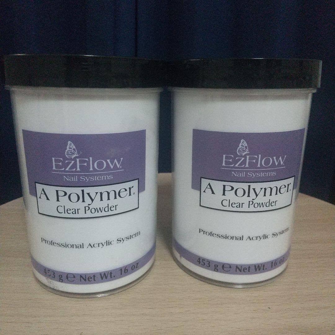 EzFlow アクリルパウダー クリア 453g 2個セット