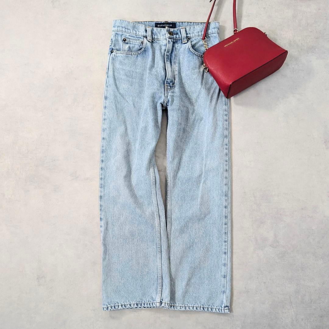 美品★マディソンブルー ヴィンテージ加工 5ポケットデニムパンツ サイズ02 M