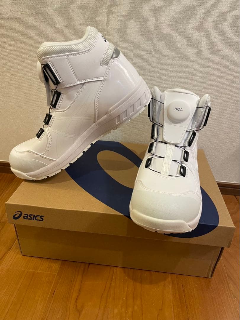 ASICS BOA ホワイト ハイカット安全靴