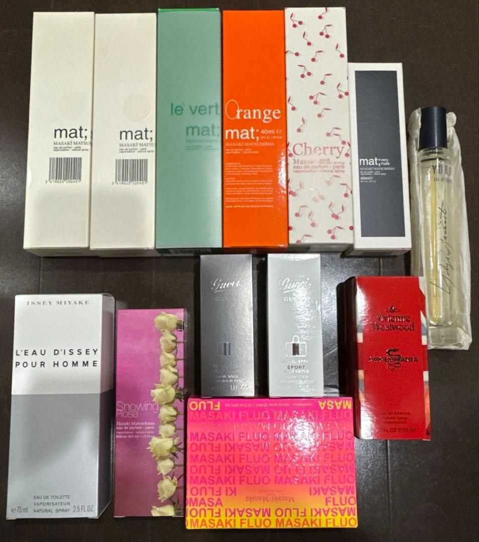 マサキマツシマ　香水　イッセイミヤケ　ヴィヴィアンウエストウッド　グッチ