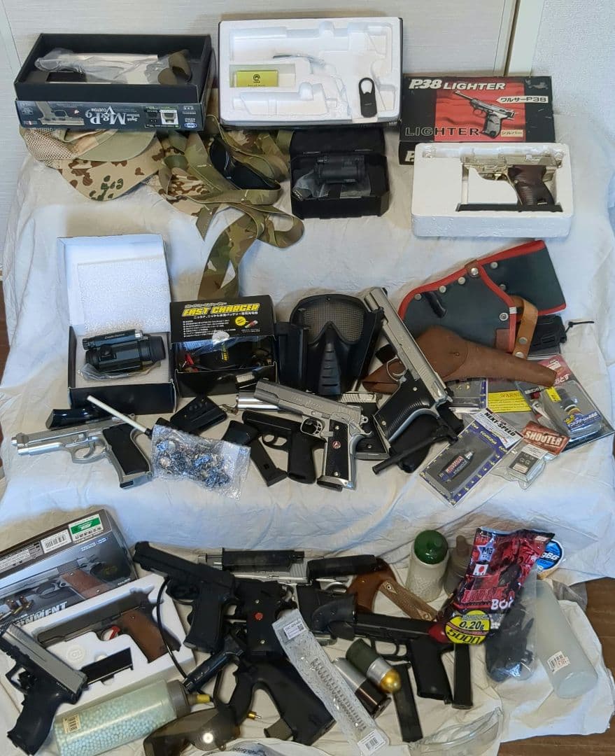 ジャンク品　エアガン　ミリタリー用品　大量まとめてセット　120サイズ 2026年最新】Yahoo!オークション -ジャンク (まとめ 大量 セット