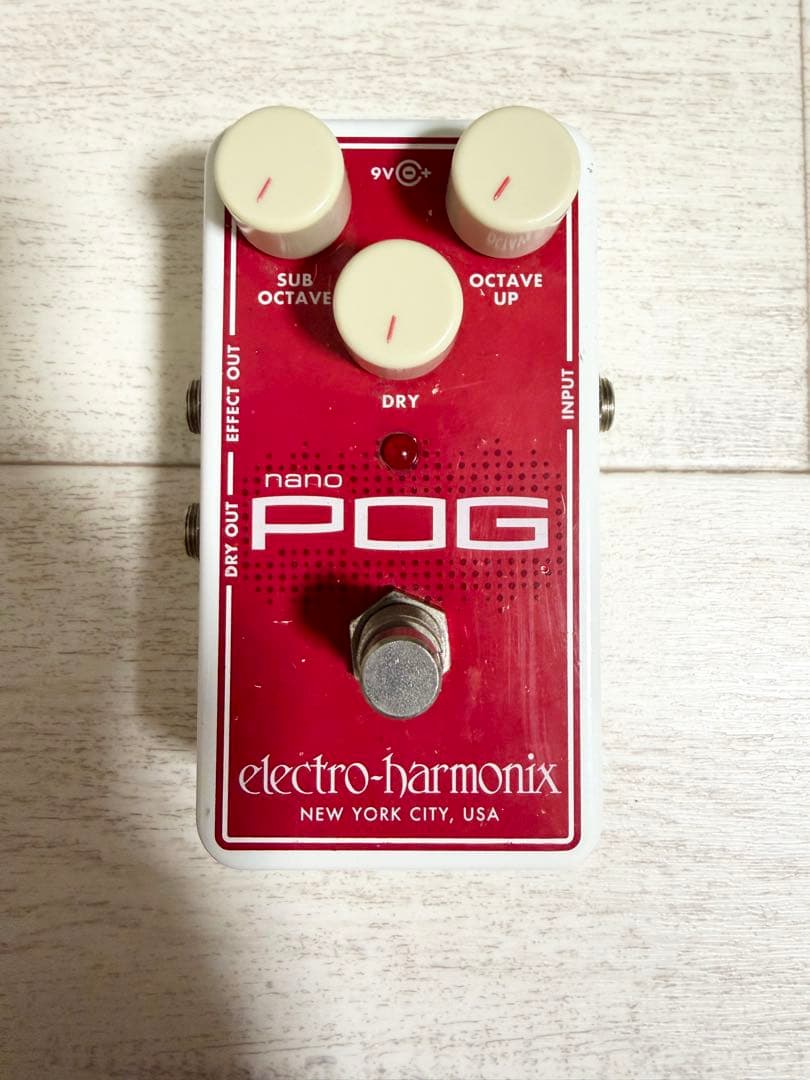Electro Harmonix Nano POG エフェクター オクターバー Electro-Harmonix Nano POG オクターバー