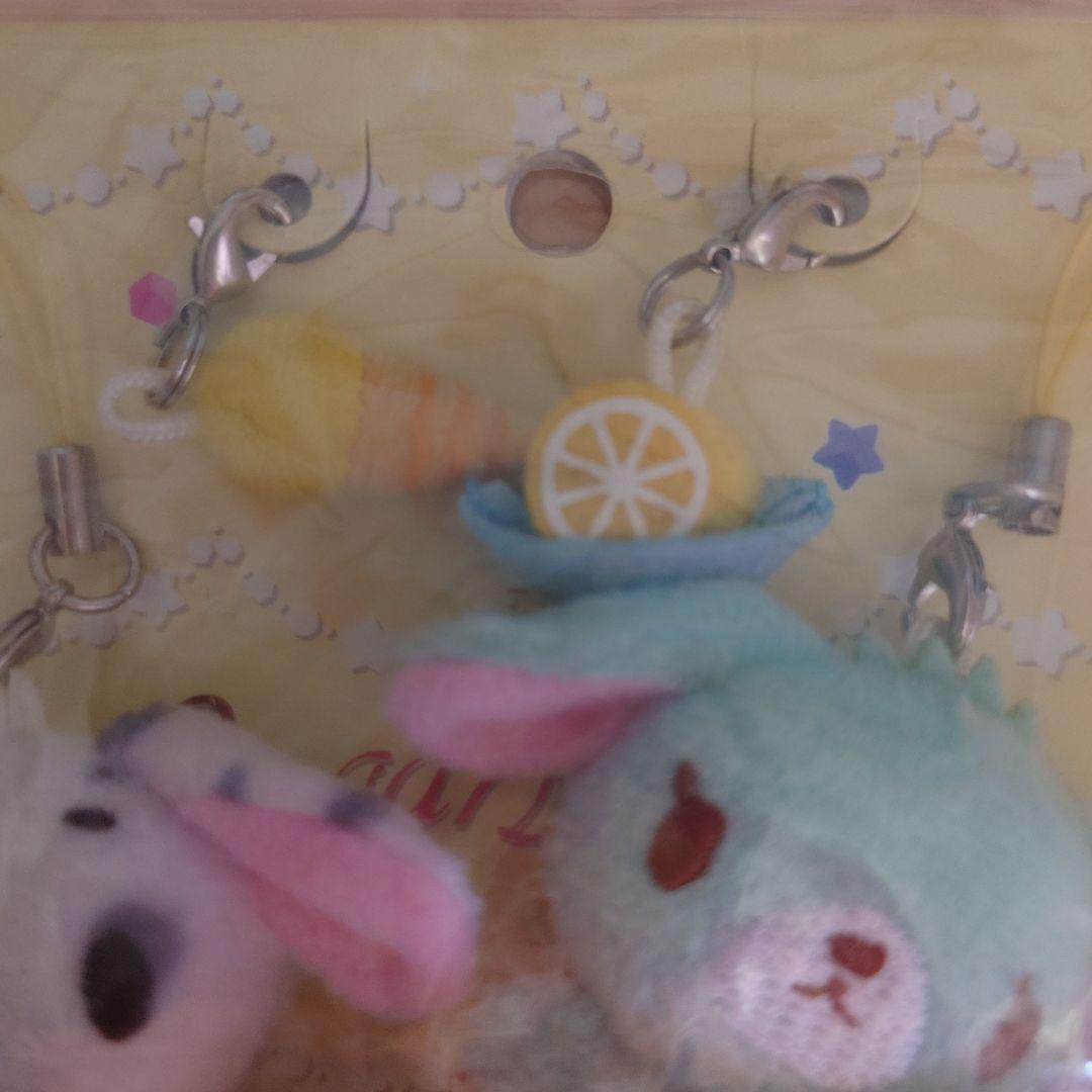 ぶちうさ ミントうさ ペアマスコット ストラップ シュガーバニーズ