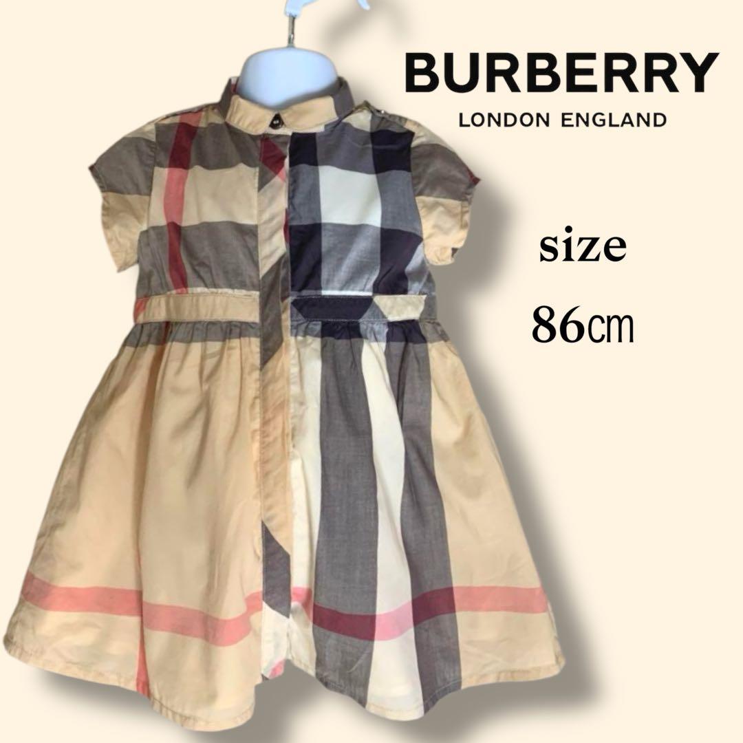 美品♡バーバリーチルドレン（BURBERRY）86 ベビー ワンピース　夏
