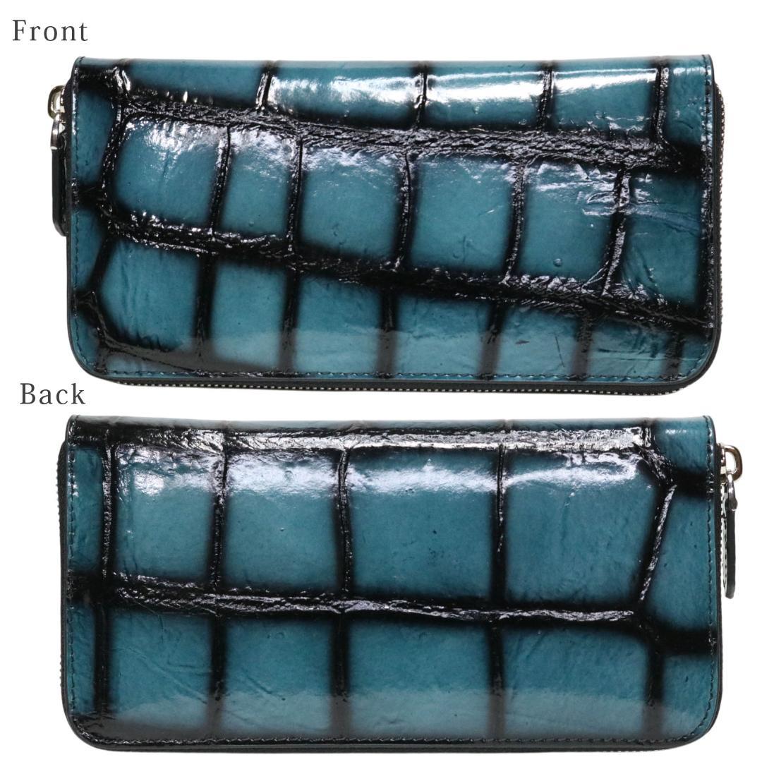 X81 クロコダイル 長財布 メンズ レディース 新品未使用 ラウンドジップ sankyo shokai（三京商会） [10%offクーポン]クロコダイル 長財布