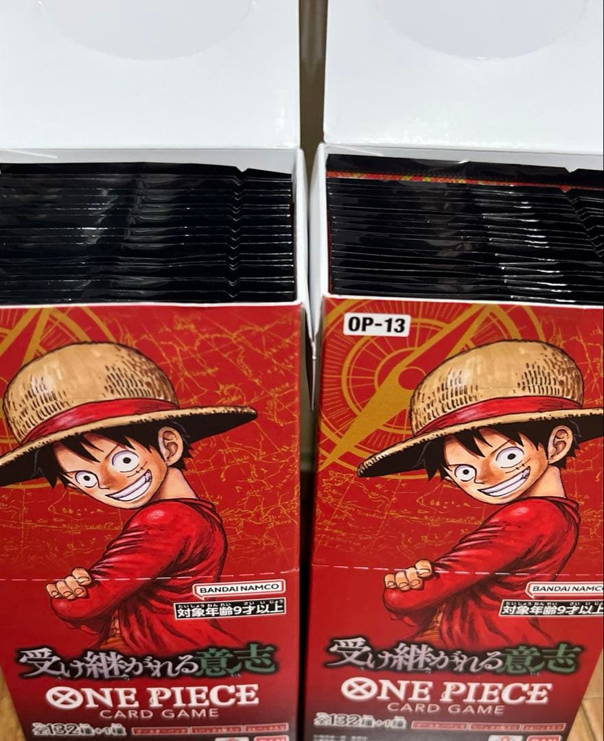 受け継がれる意志 未開封 サーチ済みパック 40P ワンピースカード