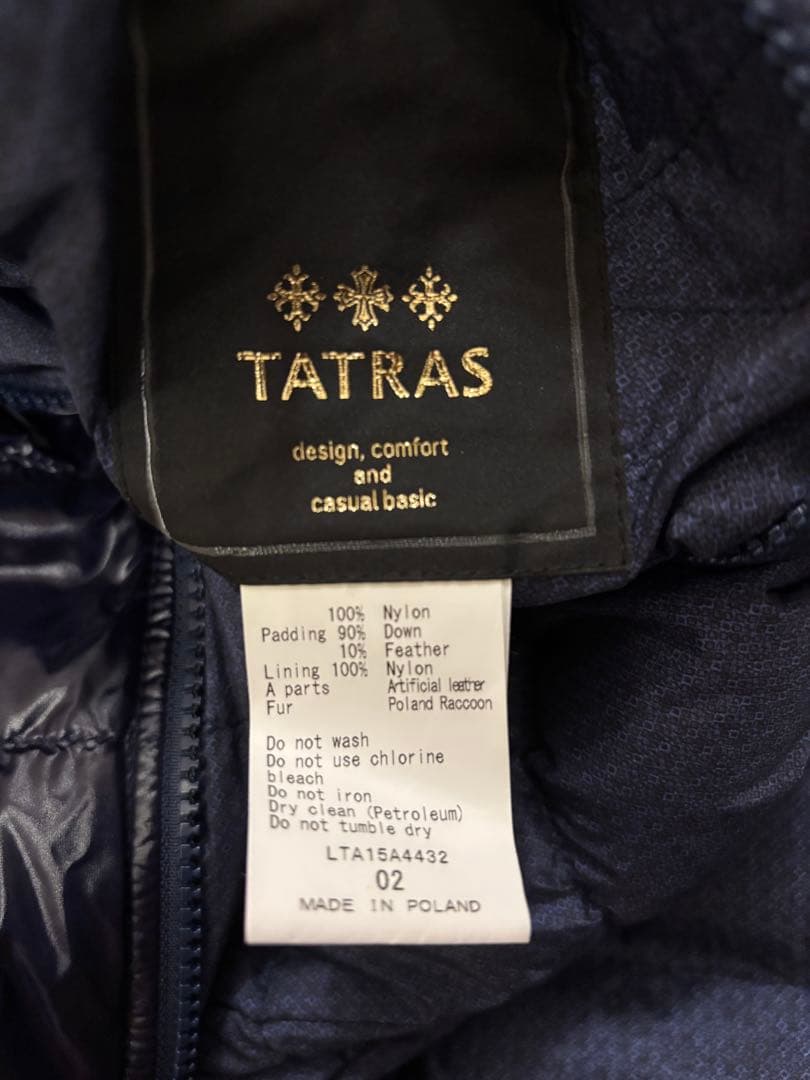 国内正規タトラス LTA15A4432 CLELIA リバーシブル ファー付 - メルカリ