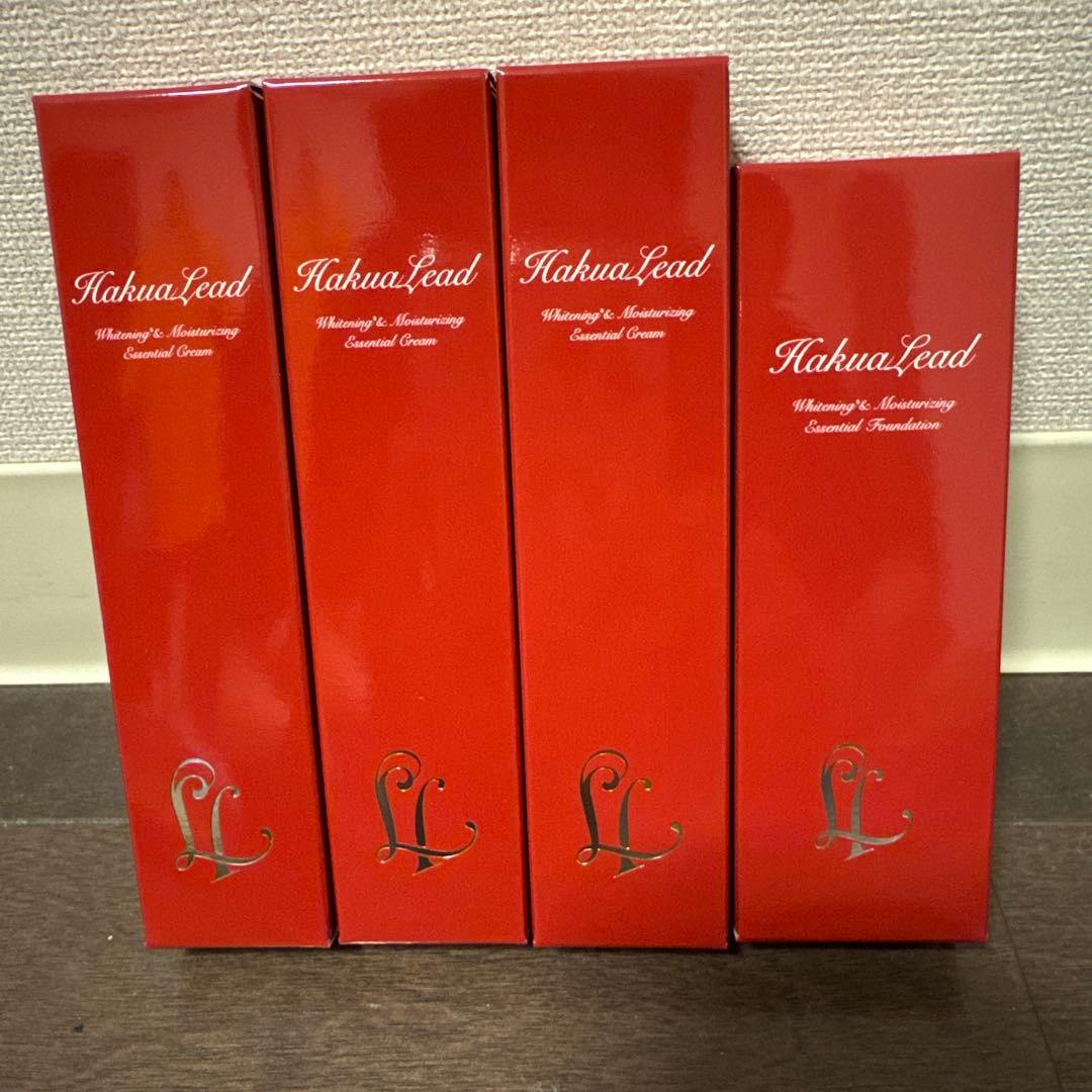 ハクアリード ホワイトニング&モイスチャーライジングエッセンシャルクリーム 3個