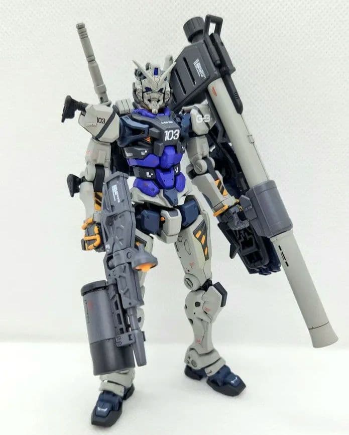 赤いガンダム　G3カラー　ジークアクス HG GQuuuuuuX 塗装　完成品