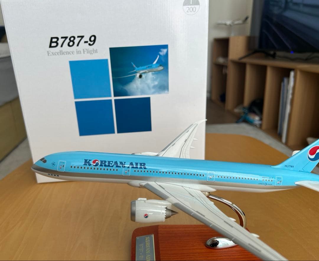 大韓航空BOEING787-9 1/200モデルプレーン ScaleModelStore.com :: JC Wings 1:200 - EW2789011 - Korean Air