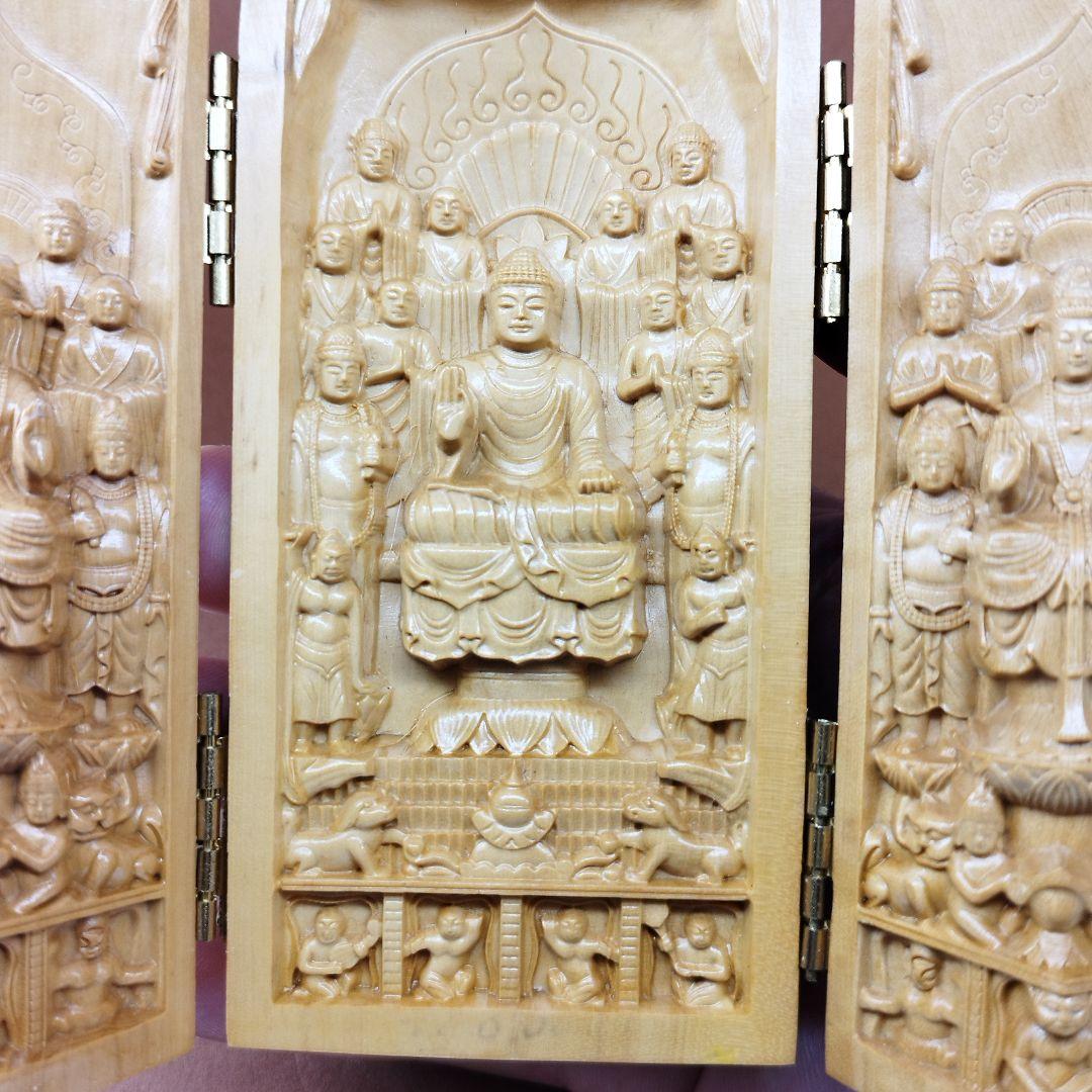 黄楊国宝緒尊仏籠精細縮尺復刻版《整理番号:BU004》