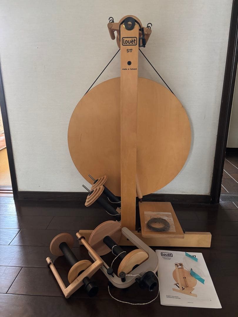 Louet ルエ社 紡ぎ車 糸車 アートヤーン 糸紡ぎ機