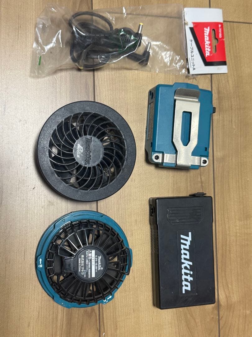 マキタ 空調服ベスト（L）2枚　バッテリー・ファン・マキタバッテリー用ホルダー