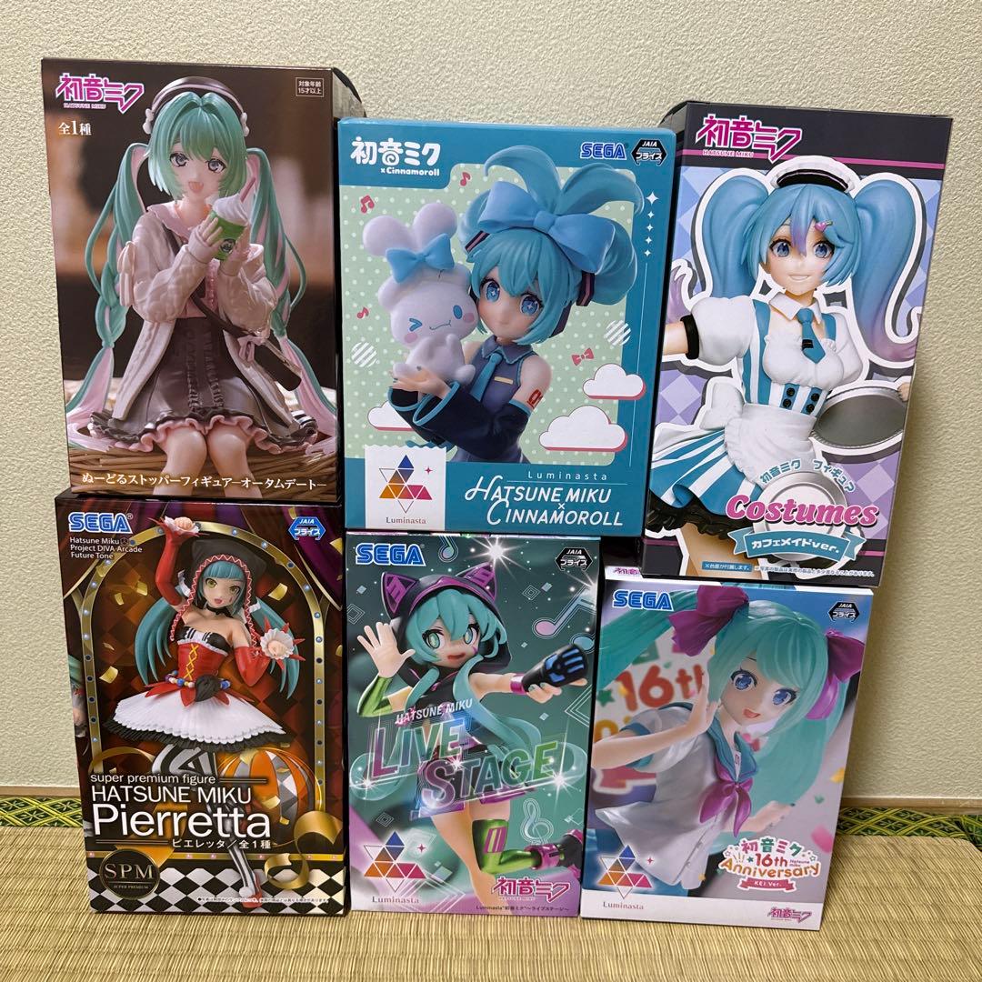 初音ミク　フィギュア　６体セット 初音ミク 17周年Ver. 1/7スケールフィギュア｜その他｜海洋堂
