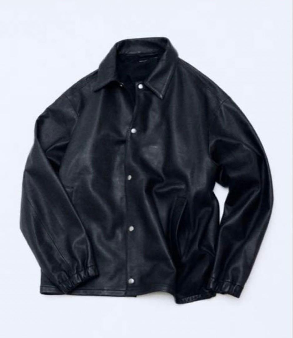 LAMB LEATHER COACH JKT レザーコーチジャケット