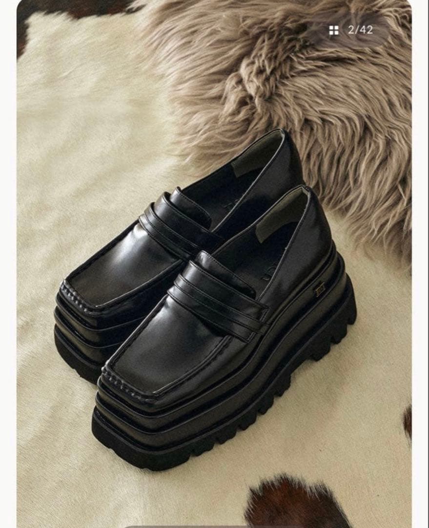 ダーリッチ　DarichプラットフォームローファーL