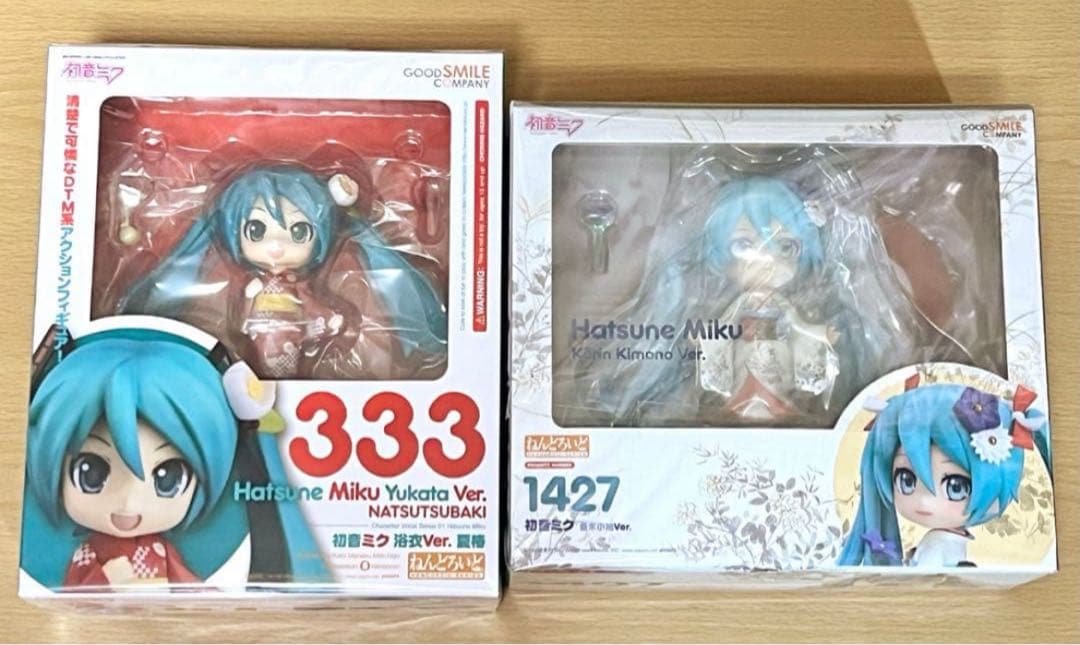 初音ミク ねんどろいど 浴衣 夏椿 冬木小袖 セット