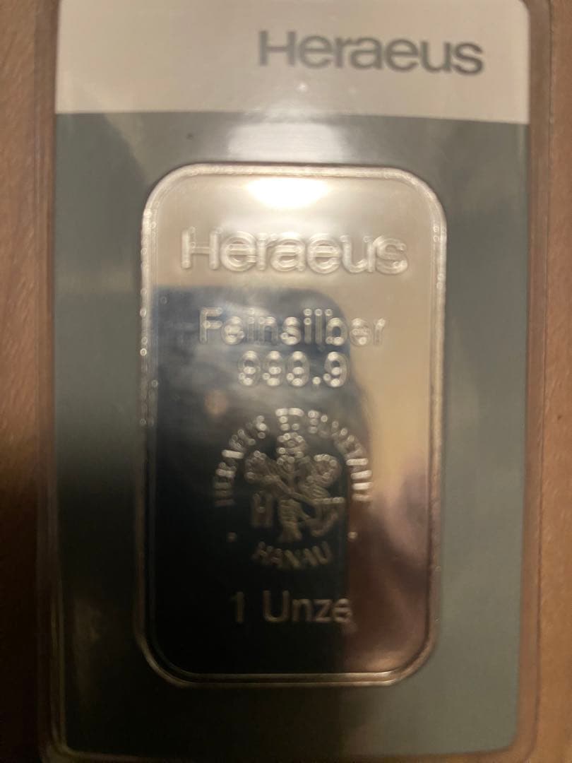 Heraeus Feinsilber 1オンス